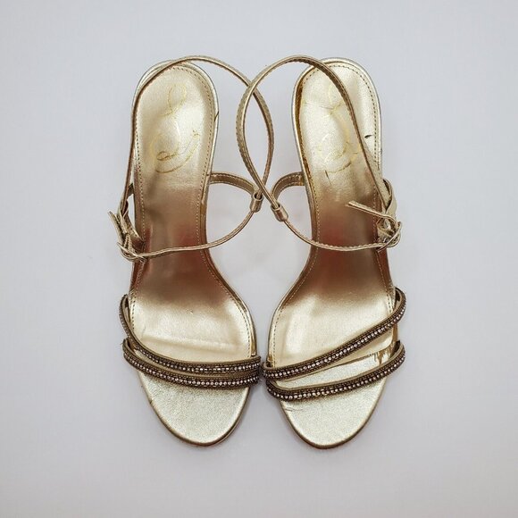 Sam Edelman Women's Daisie Sandal  Gold Size 8 M - Picture 5 of 11